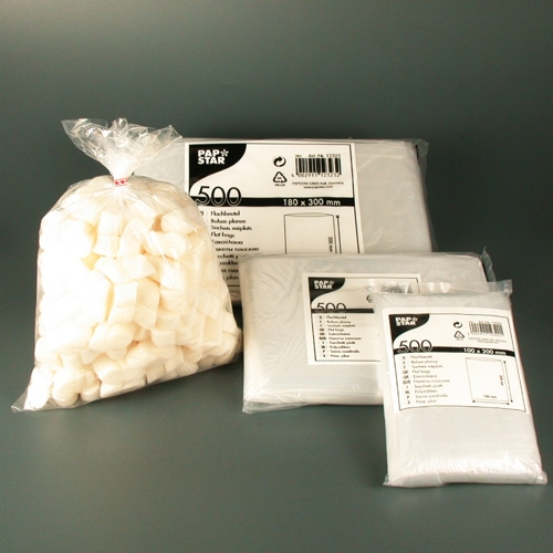 500 Flachbeutel, LDPE 24 x 16 transparent - 1