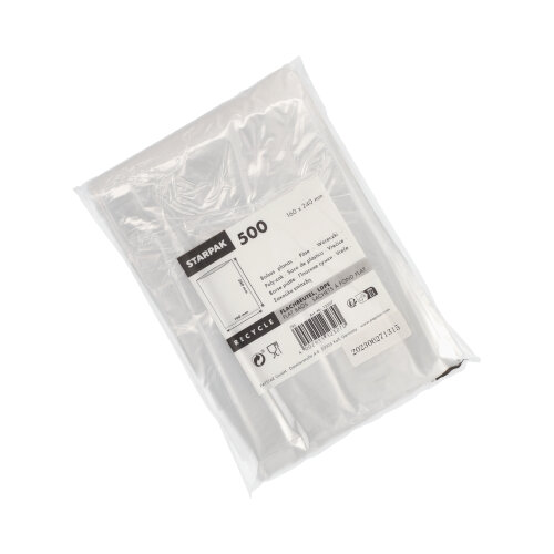 500 Flachbeutel, LDPE 24 x 16 transparent - 3