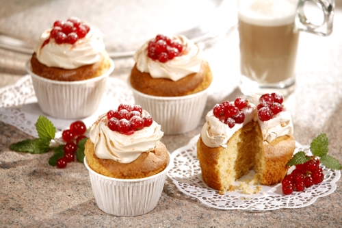 20 Muffins-Backförmchen 5 · 3,5 weiss - 2