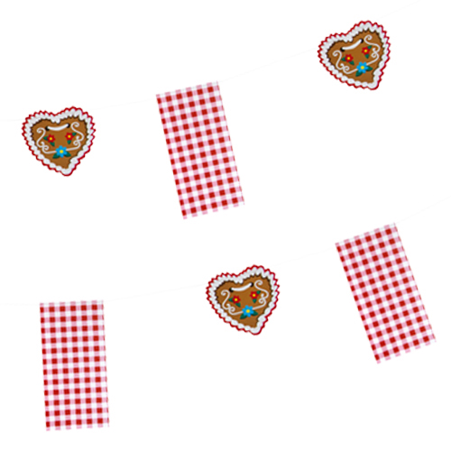 Flaggenkette, Papier 4 "Hüttengaudi"