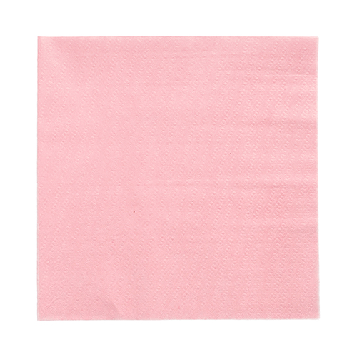 100 Servietten, 1-lagig 1/4-Falz 33 x rosa - 3