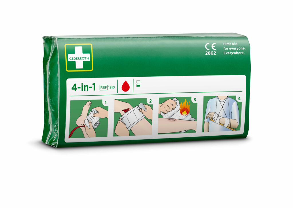 "Cederroth" 4 in 1 Blutstiller Wundverband Set, 3-teilig - 3