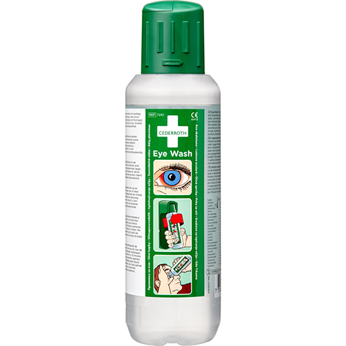 2 "Cederroth" Augendusche 500 ml 6,5 · 23,5 "Eye Wash"