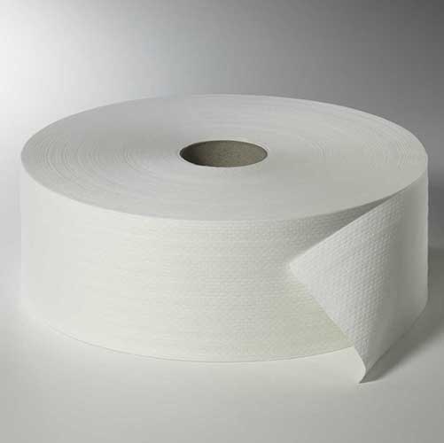 6 Rollen Toilettenpapier, 2-lagiges Tissue 26,5 · 420 x 10 weiss "Maxi