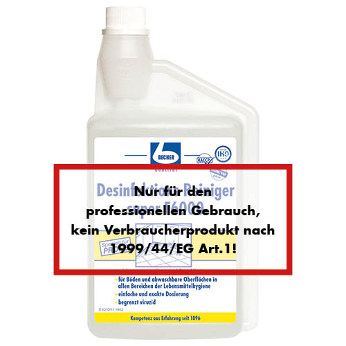 "Dr. Becher" Desinfektions-Reiniger 1 super F6000 mit Dosierkopf - 3